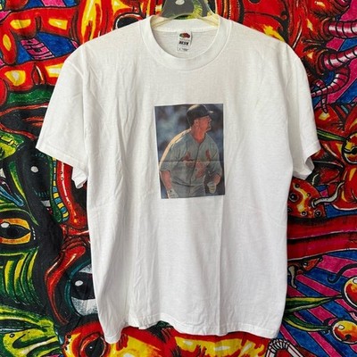 Vintage 90s Fruit of the Loom Mark McGwire BEST Graphic T-Shirt XL White
