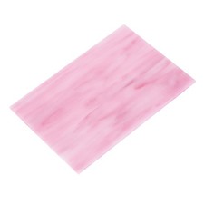 Stained Glass Sheet Mosaic Tile 7.9 Inch x 5.9 Inch, Pink