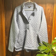 Eddie-bauer Women's Blue Sweatshirt