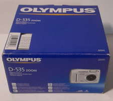 Olympus D-535 Zoom 3.2MP Digital Camera Silver-READ