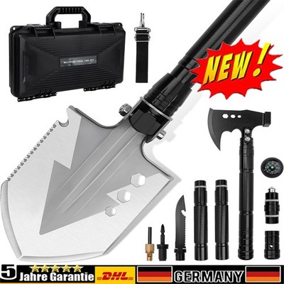 Multifunktions Klappspaten Axt Schaufel Set Survival Camping Shovel Jagdwerkzeug
