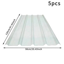 High Impact Clear Corrugated Roofing Sheets Plastic Sheet UV Protected UK STOCK