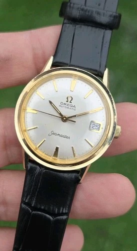 Vintage 1969 Omega Seamaster Automatic Ref KM6303 Cal 563 Men's 33mm 10kGF Watch