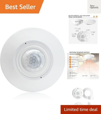 DC 12/24V 10A Low Voltage Ceiling Sensor Pir Occupancy Motion Detector,360 Mo...