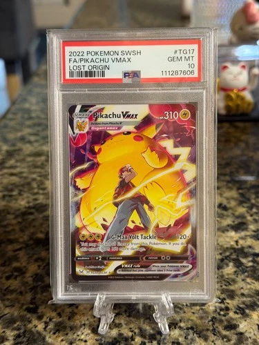 Pikachu VMAX Lost Origin Trainer Gallery Full Art TG17/TG30 PSA 10 Gem Mint