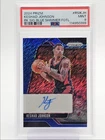 KESHAD JOHNSON 2024-25 PRIZM ROOKIE BLUE SHIMMER FOTL RC AUTO /25 PSA 9 Q1678