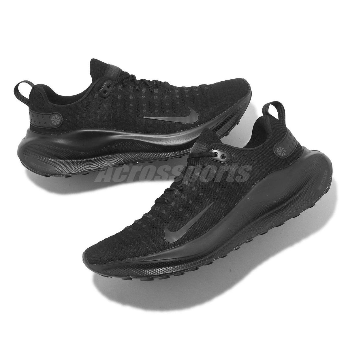 Nike Air Max Infinity 4 Triple Black Mens Running Shoes DR2665-004 Size 10 Size 10.5 - Nike ReactX Infinity Run 4 Low Black Anthracite  main image 3
