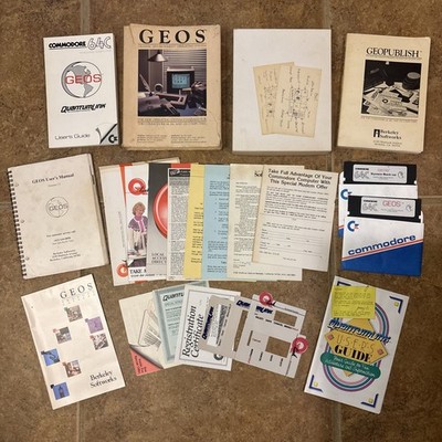 GEOS Graphic Environment Operating System (Commodore 64 / 128) Berkley Softworks