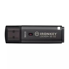 Kingston Technology IronKey 32GB Locker Plus 50 G2, FIPS 197, AES-256