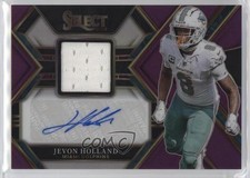 2022 Select Signature Memorabilia Purple Prizm 1/49 Jevon Holland Auto 12tf