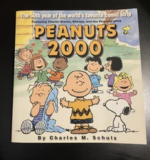 Peanuts 2000: The 50th Year Charles Schulz paperback Like New Charlie Brown