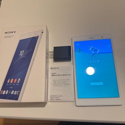 Sony Xperia Z3 Tablet Compact SGP611 JP White Wi-Fi 16GB Android Tablet Japan