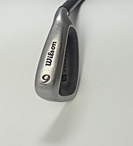 Wilson Deep Red Fluid Feel 9 Iron Graphite Shaft Regular Flex