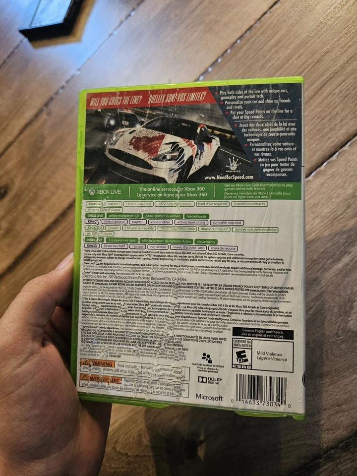 Need for Speed: Rivals (Microsoft Xbox 360, 2014) CIB COMPLETE - Image 4 of 4