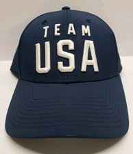 Team USA Snapback Adjustable Olympics Hat Blue Embroidery New Fanatics