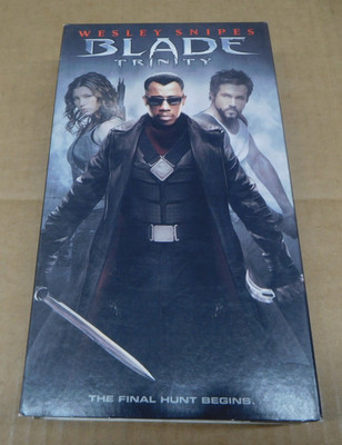 Blade Trinity VHS 2004 2005 Late Release Wesley Snipes Ryan Reynolds Biel