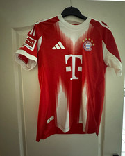 adidas Bayern Munich Home Shirt Kane #9 Size M Red Men's Short Sleeve