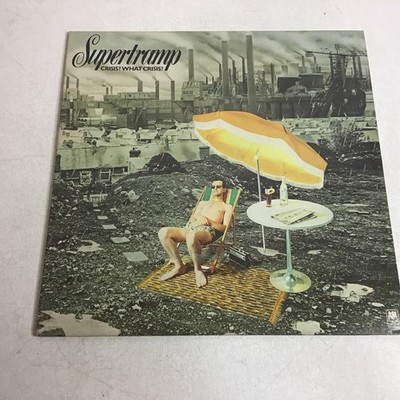 Supertramp Crisis What Crisis Vinyl LP Orig Record VG