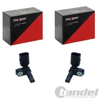 2X Maxgear ABS-SENSOREN Raddrehzahl Vorne Hinten Beidseitig Passend FÜR Audi Q7