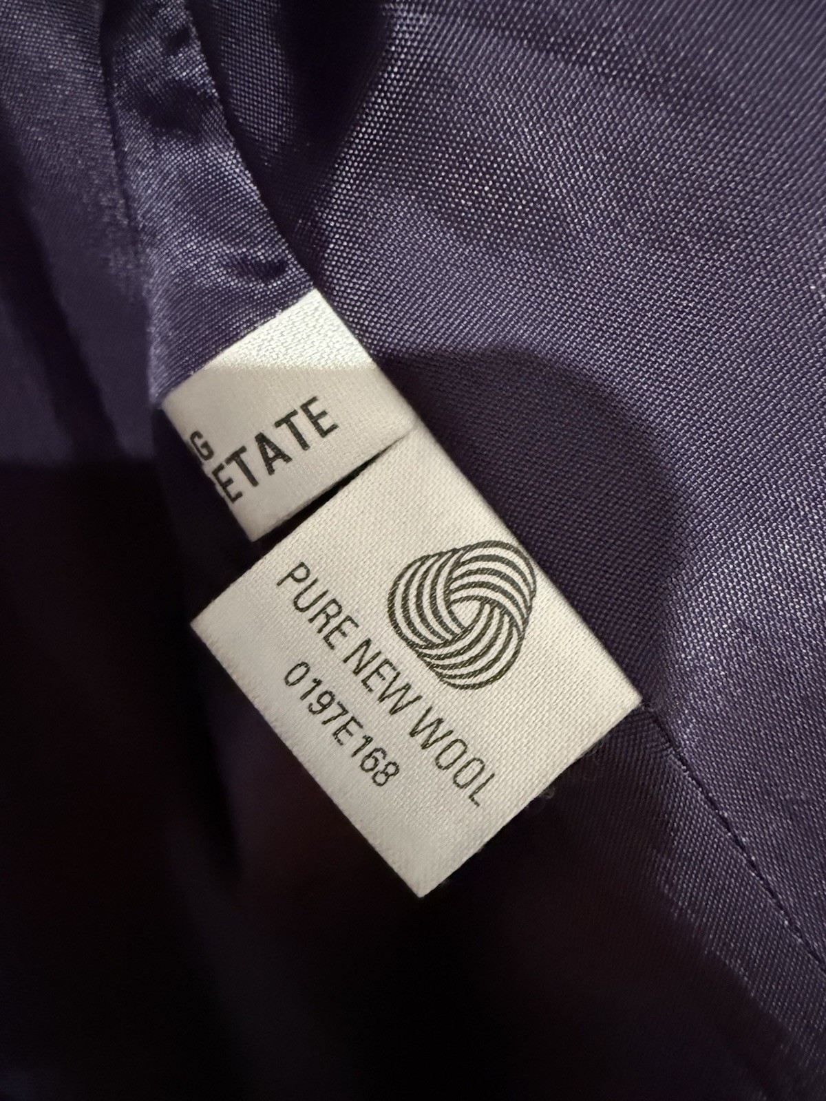 Avoca Collection Wool Long Navy Hooded Coat Medium Vintage  Ireland Irish Tartan