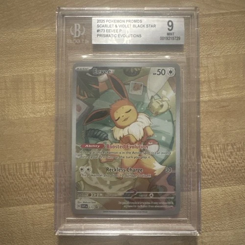 2025 POKEMON BLACK STAR PROMOS #173 EEVEE BGS 9