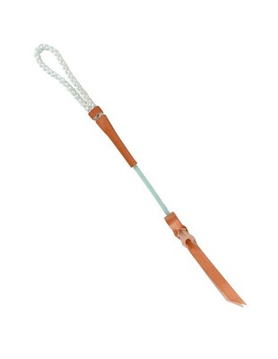Martin Saddlery Quirt Rope Braided Wristband Leather Popper 27 1/2 QTR