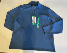 Kirkland Signature Men’s Half Zip Sweater Blue Size XL NWT