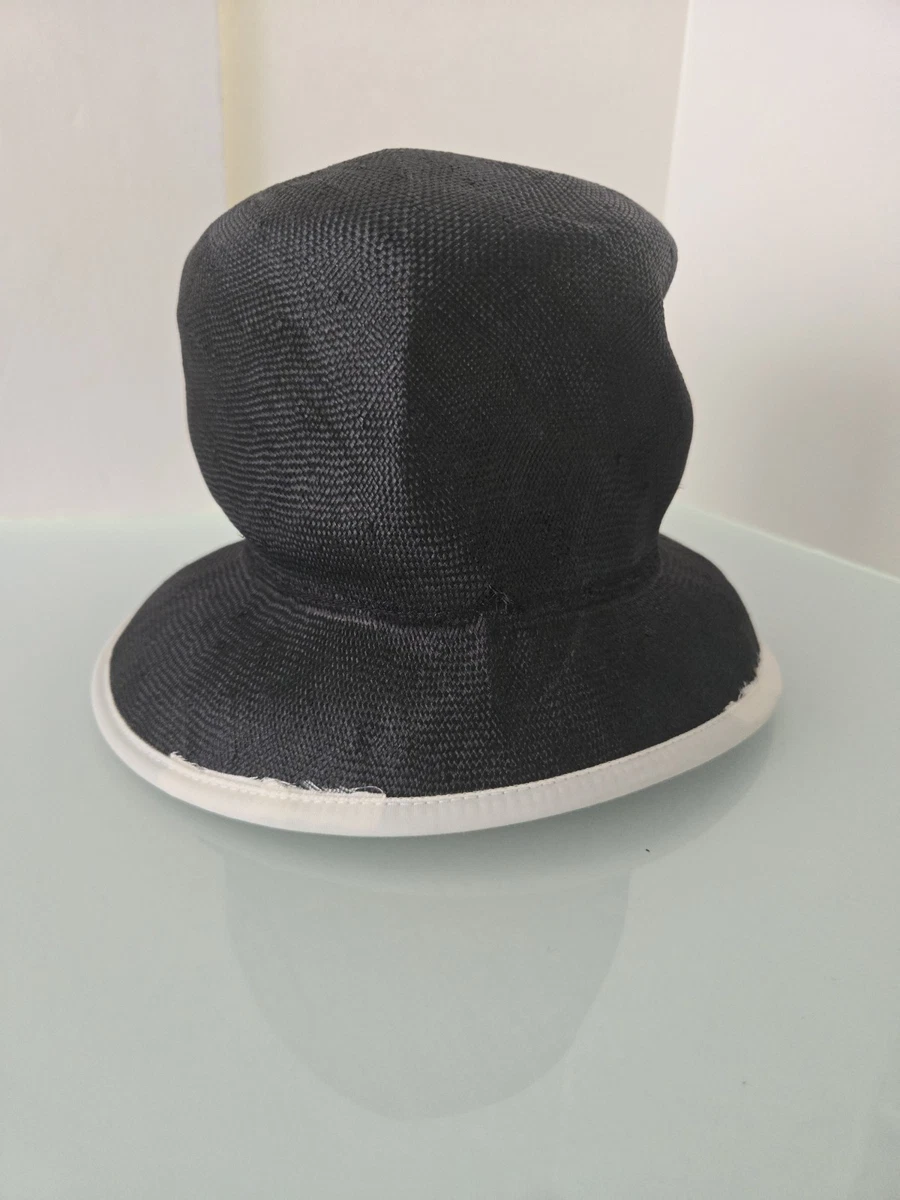 Louise Green Vintage Style Black Velvet Velour Bucket Hat Millinery Women main image 3