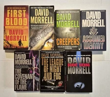David Morrell lot of 7 PB suspense novels First Blood Creepers etc good preowned