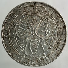 1899 Victoria Florin Silver Coin | Very High Grade