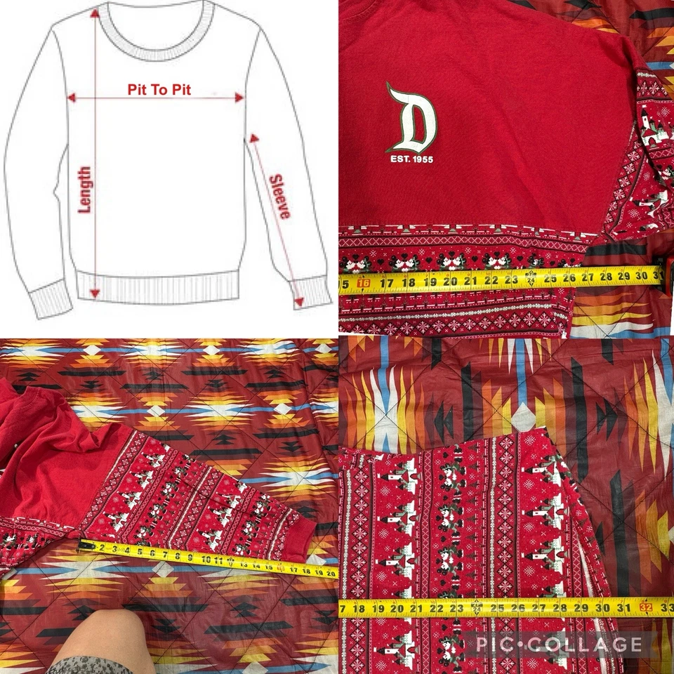 Disneyland Resort Christmas Spirit Jersey 2XL Red Mickey Minnie Castle Holiday - Image 2 of 4