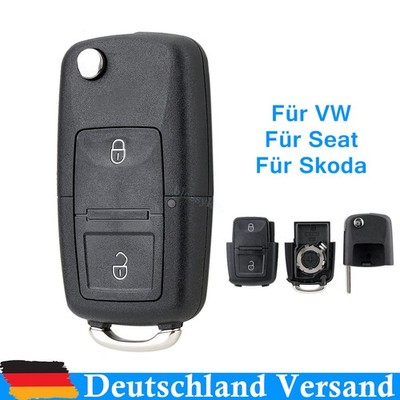 2 Tasten Klappschlüssel Gehäuse Für VW Transporter T4 T5 Sharan Multivan Touran