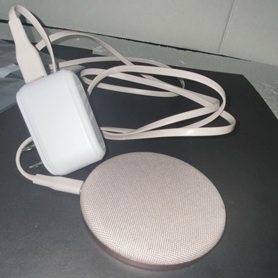 heyday Qi Wireless Charging Pad Pink Fabric Finish w/ AC Adapter & 3ft Cable