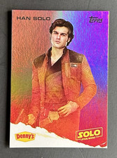2018 Topps Denny’s Solo A Star Wars Story HAN SOLO Rainbow Foil
