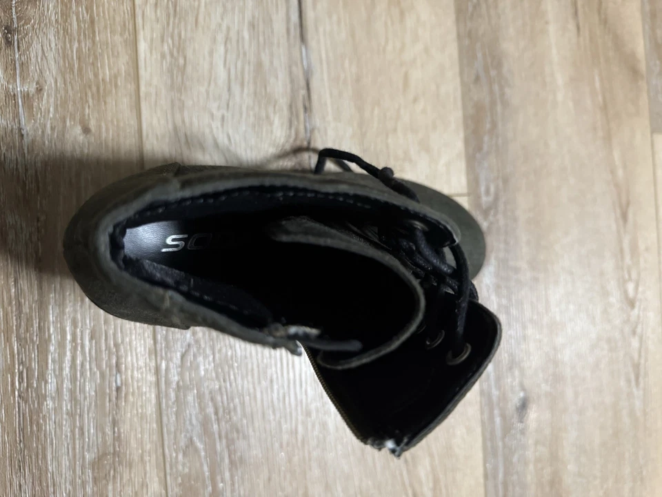 Soda Mujeres Tacones Medianos Botines Combate Suela Plataforma Botines Talla 7 Foto 4 de 4