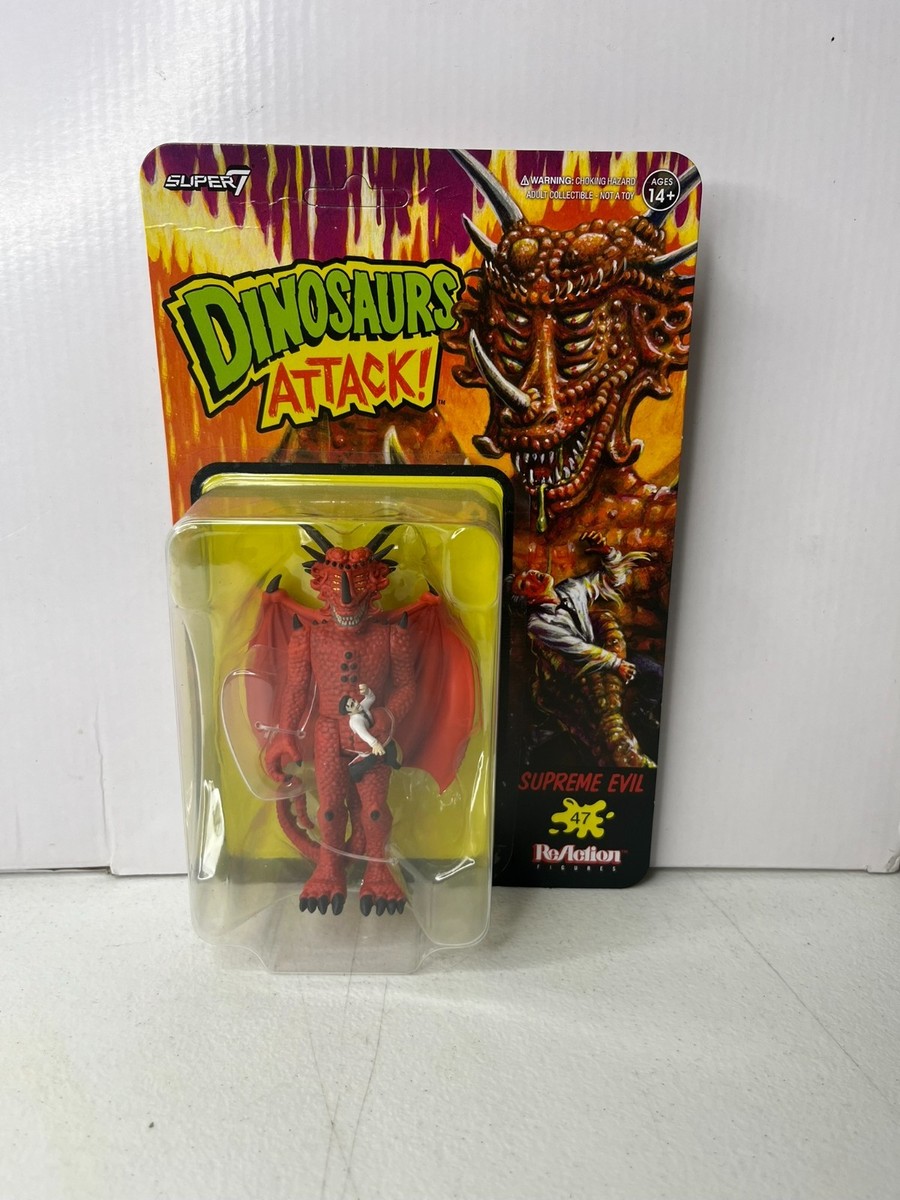 Dinosaurs Attack Supreme Evil 47 Action Figure Super7 Reaction