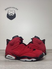 Size 10.5 - Nike Air Jordan 6 Retro Toro Bravo Red Black CT8529-600 Preowned