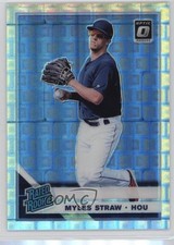 2019 Panini Donruss Optic Rated Rookies Pandora Prizm 68/99 Myles Straw #59 0q3