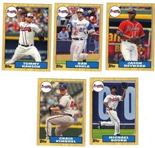 2012 Topps Series 1, 1987 Mini Michael Bourn Atlanta Braves #TM-18