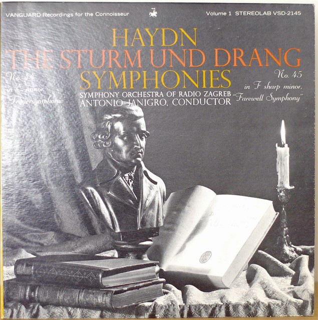 HAYDN The Sturm und Drang Symphonies (Nos. 44 & 45)NM1968LP Jangiro
