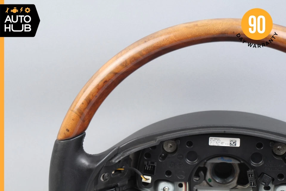 07-10 Volante conductor Mercedes W216 CL600 CL550 con palancas de cambio OEM Foto 2 de 4