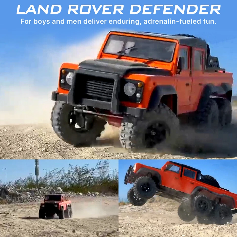 Austar AX-X6 1/10 RC Car Rock Crawler 6x6 2.4G 6WD Remote Control Truck De Stock - Bild 2 von 4