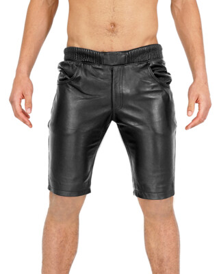 leather shorts ebay
