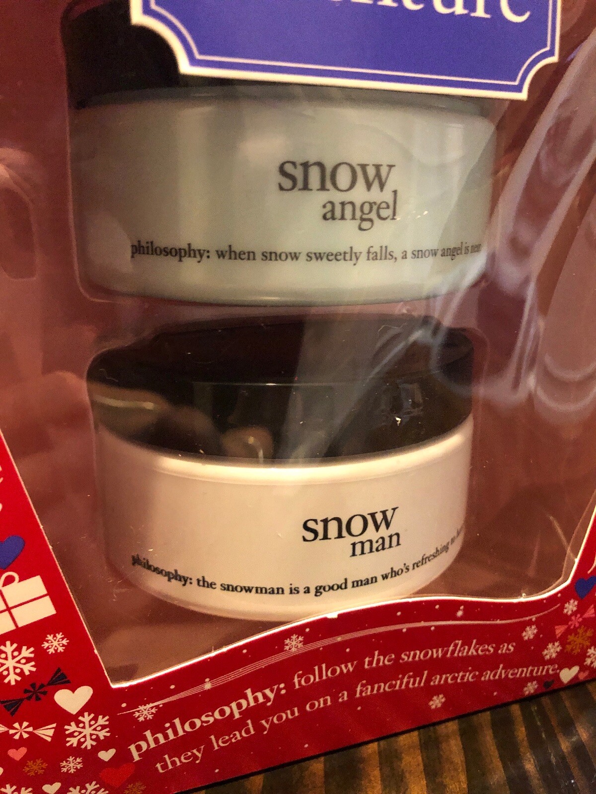 Philosophy ARCTIC ADVENTURE Gift Set SNOW ANGEL & SNOW MAN GLAZE BODY