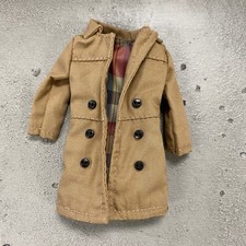 KC-LTC-DLX-KK: 1/12 gabardina de lujo para figuras de 6" - caqui con forro a cuadros
