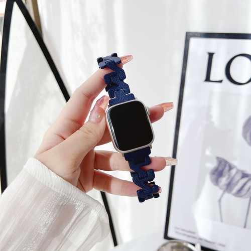 For iWatch 8/7/6/5/4 Ultra SE 38/40mm 49mm Z-shaped Watch Strap Band Bracelet - Picture 18 of 20