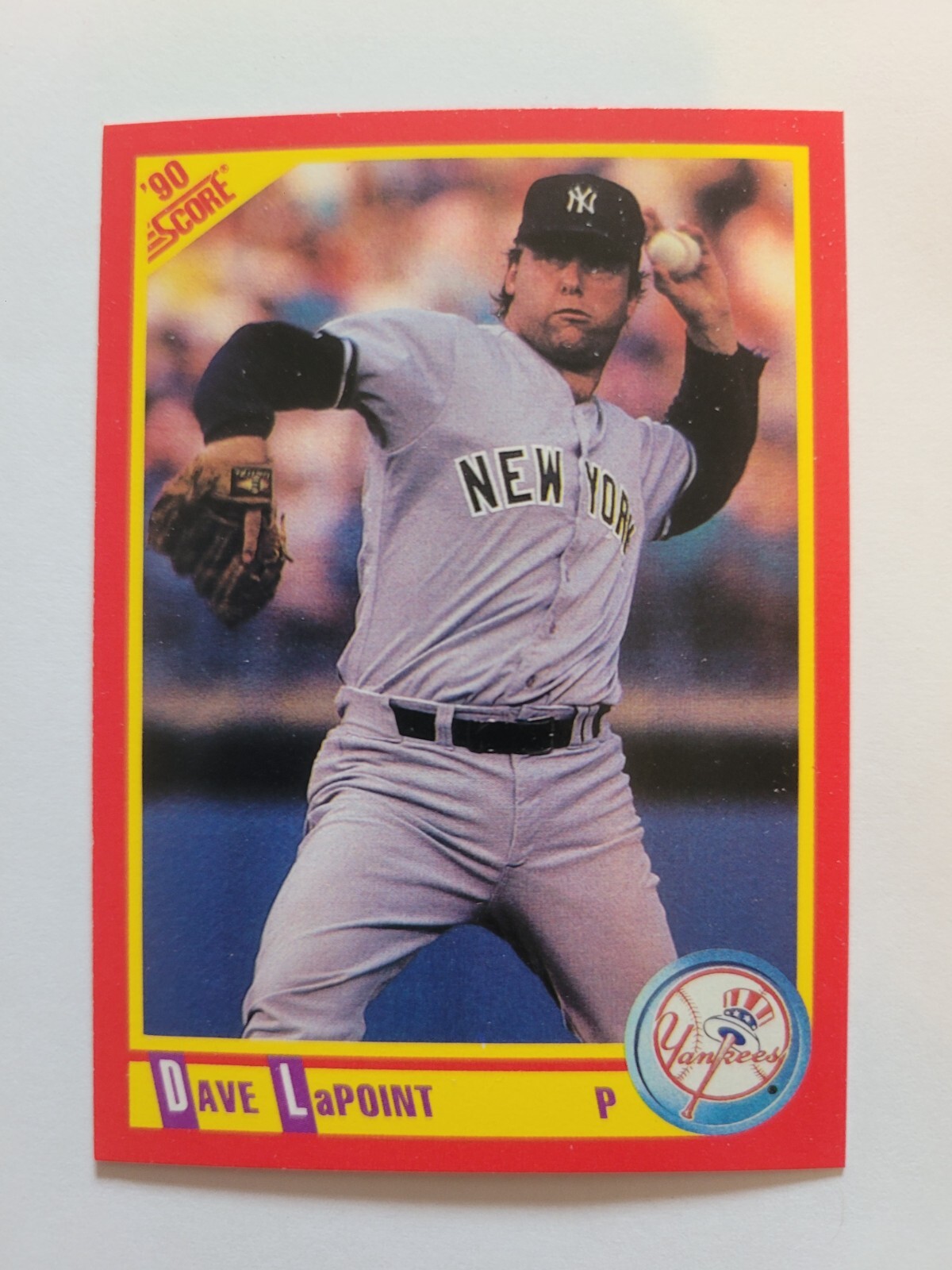 1990 SCORE DAVE LAPOINT #357 NM