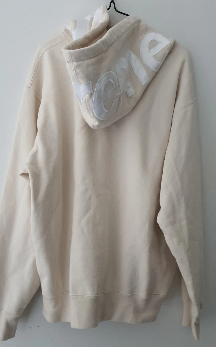 Sweat à capuche FW21 Supreme Contrast naturel taille M moyen sweat à capuche