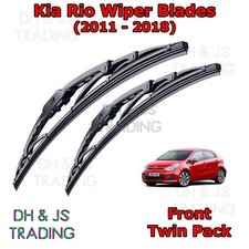 (12-18) Juego de limpiaparabrisas delantero Kia Rio gancho tipo 26"" 16""