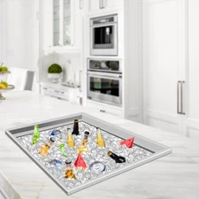 23"X17" Drop In Ice Chest 304 Stainless Steel Beer Beverage Cooler BBQ Island